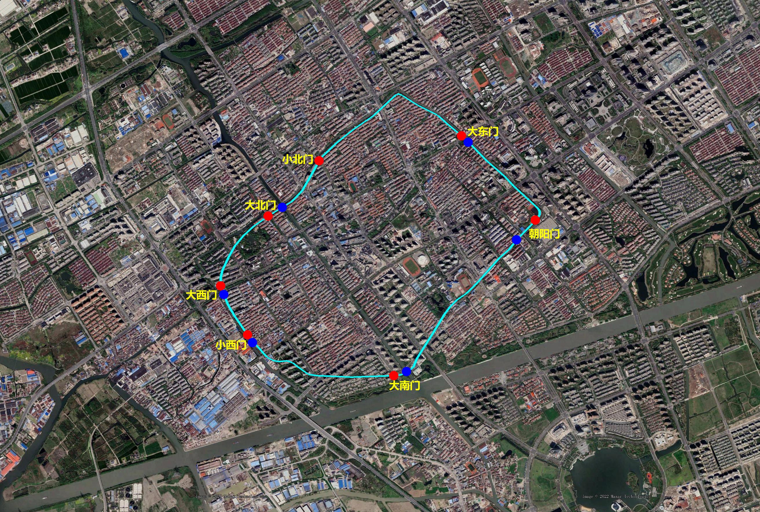 位于今太仓市驻地娄东街道,城厢镇(31.449°n 121.107°e.