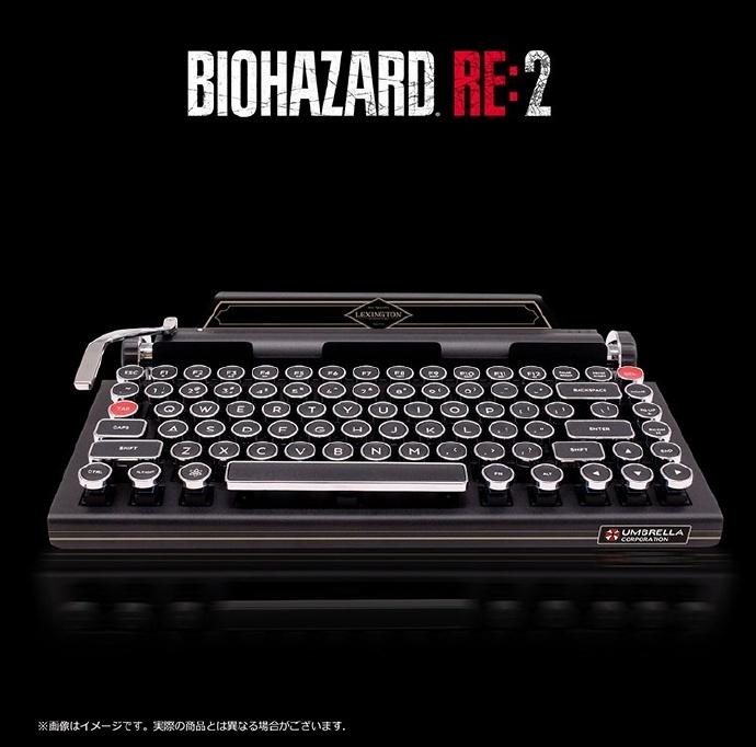 《生化危机2重制版》打字机风格蓝牙键盘售价高达81000日元