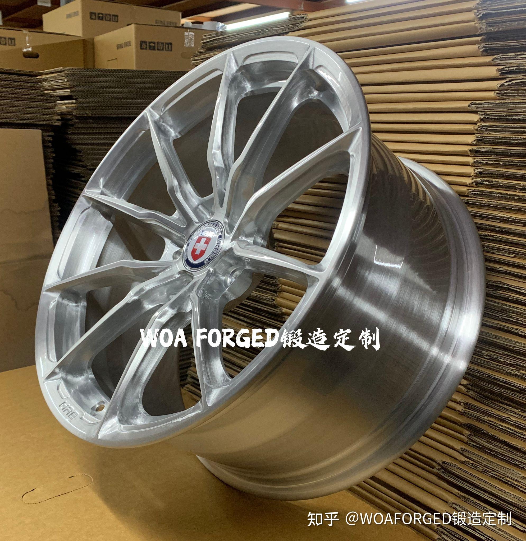 woaforged锻造轮毂定制hrep104sc拉丝工艺