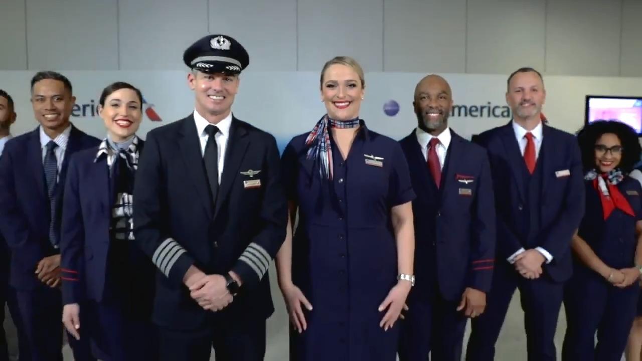 美国航空公司americanairlines新制服宣传片