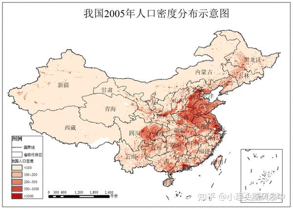 数据分享 19902020年五套全球和我国人口密度数据集 知乎