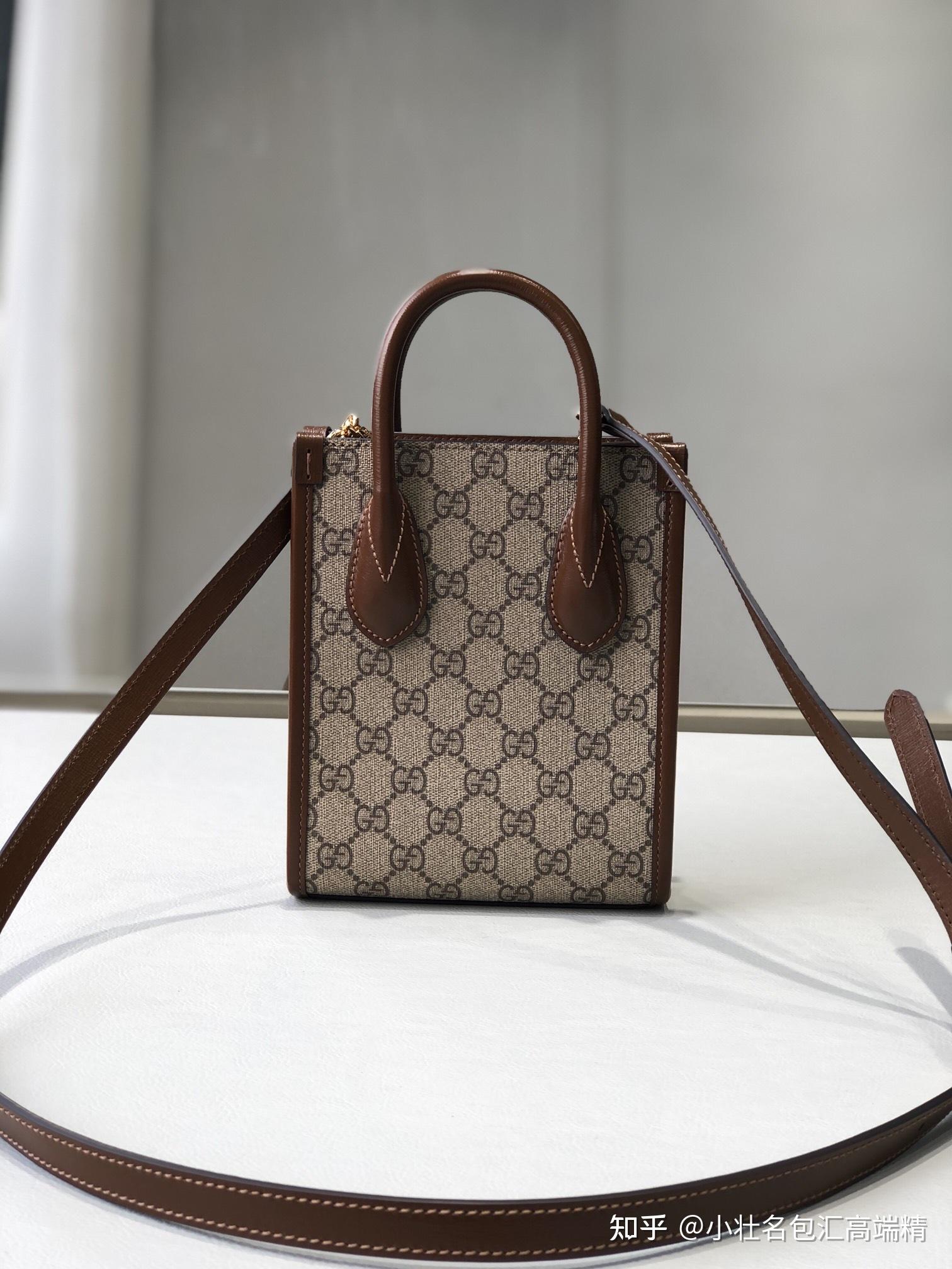 gucci tote mini拆箱测容挑战明星穿搭,测容和上身比对