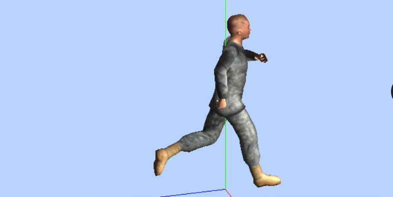 游戏编程 |three.js 导入dae格式的骨骼绑定动画模型