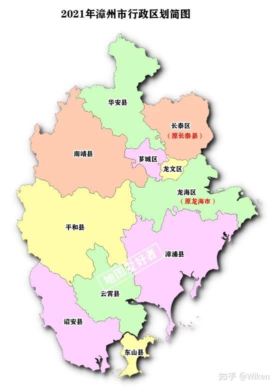 届时,漳州市行政区划图如下图源百度贴吧,侵删据百度行政区划吧爆料