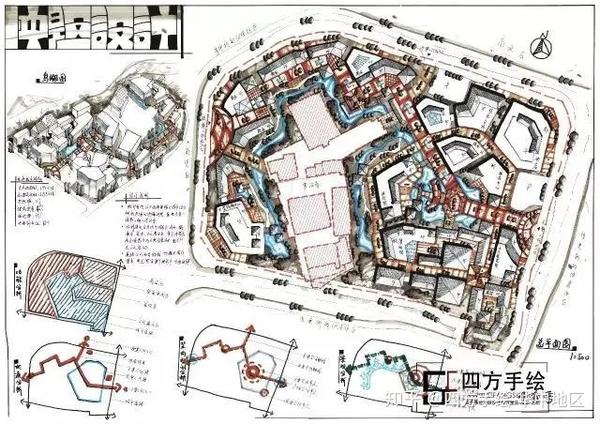 南京工业大学规划快题: 2016 居住社区中心设计 2017 城市新区地铁站