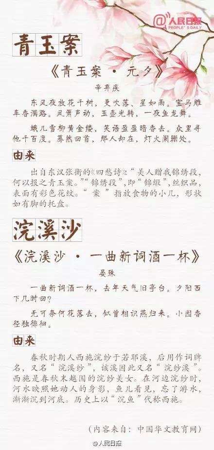 宋词的词牌名怎样起的?有什么寓意?有什么作用?