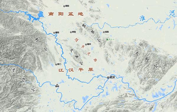 南阳盆地-江汉平原关系图图片