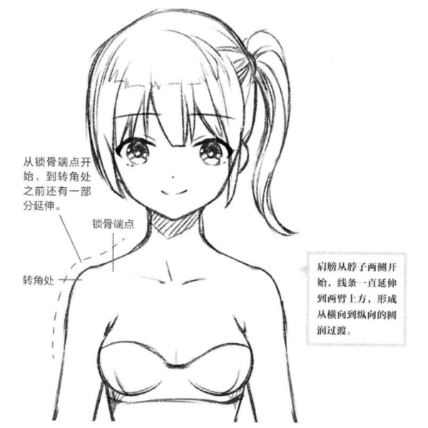 动漫人物肩膀画法教程