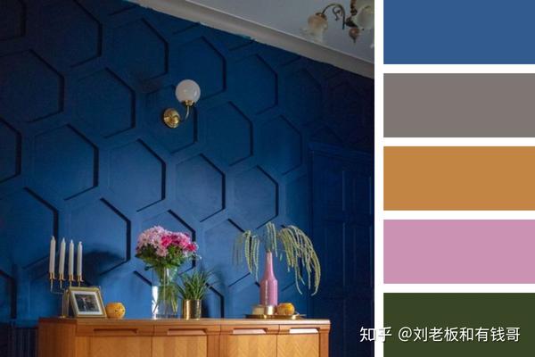 选蓝色墙面,用这些配色更高级——pantone classic blue 潘通经典蓝