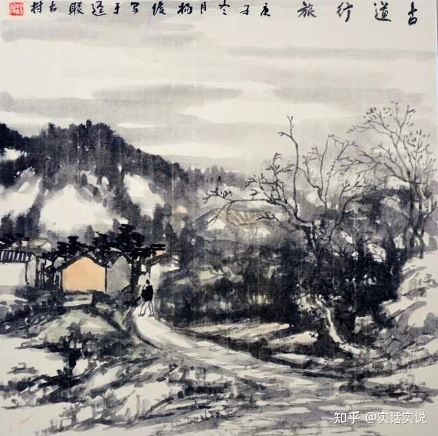 画家杨俊山水自然清雅温婉柔情作品选