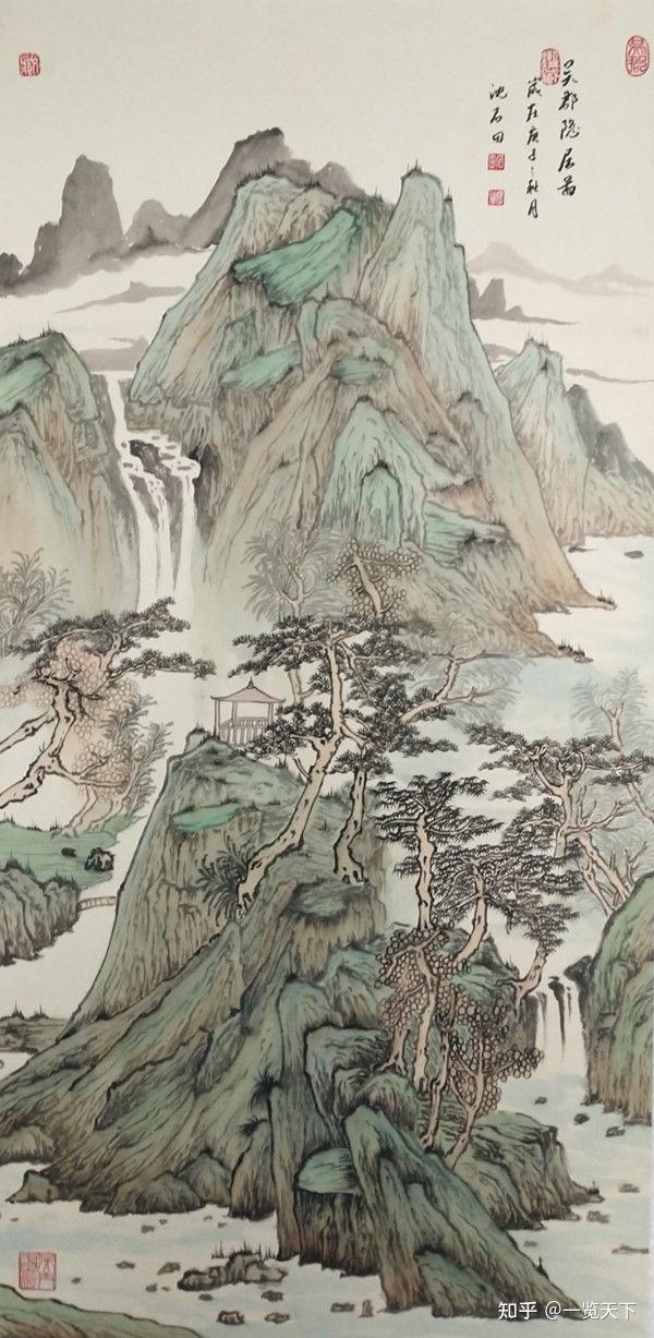 中国画坛巨匠吴门画派沈坤沈石田巨幅展