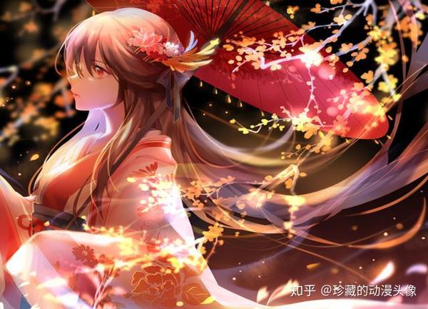 二次元和风壁纸:身穿和服,姿形秀丽,可爱动人的漂亮小姐姐!
