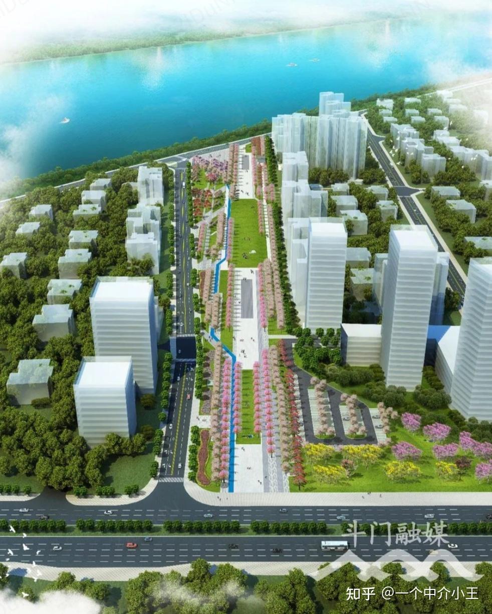 宫粉紫荆秋枫斗门超大中轴线景观广场来了完工在即