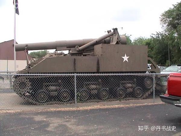 二战美国m43重型自行火炮与m40高低搭配的重量级选手