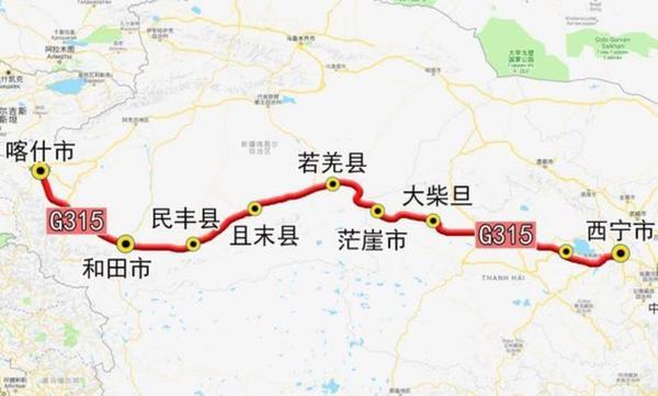中国一条孤独的国道一半路程是无人区足以媲美美国的66号公路