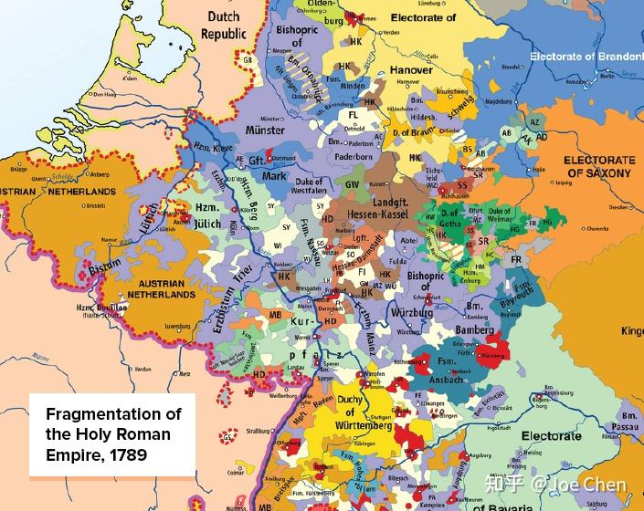 欧洲地图在2400年间发生的变化