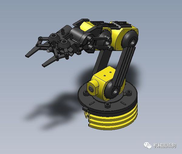 机器人steren机械臂模型3d图纸solidworks设计附step