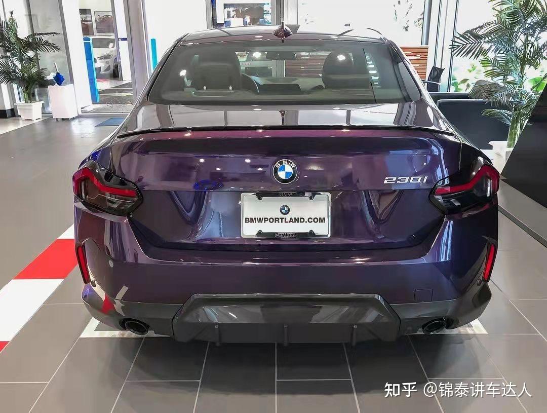 全新bmw2系双门闪电紫