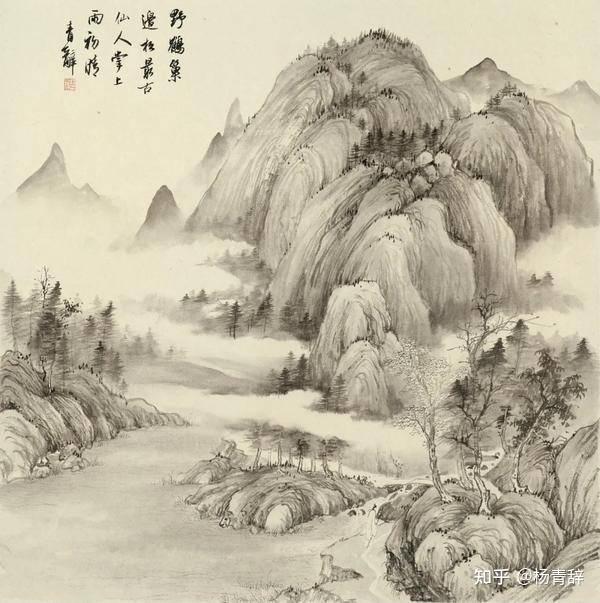 lot 03《云松幽壑》材质:纸本尺寸:70cm×70cm