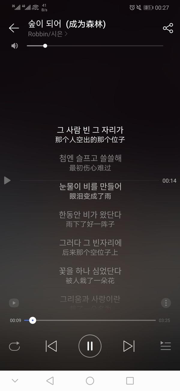 有哪些韩文小众又悲伤的歌