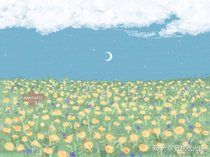 有什么治愈系背景图和头像分享