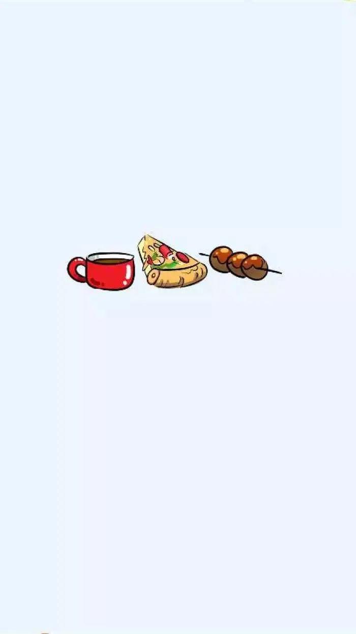 宝藏壁纸丨可爱卡通美食壁纸