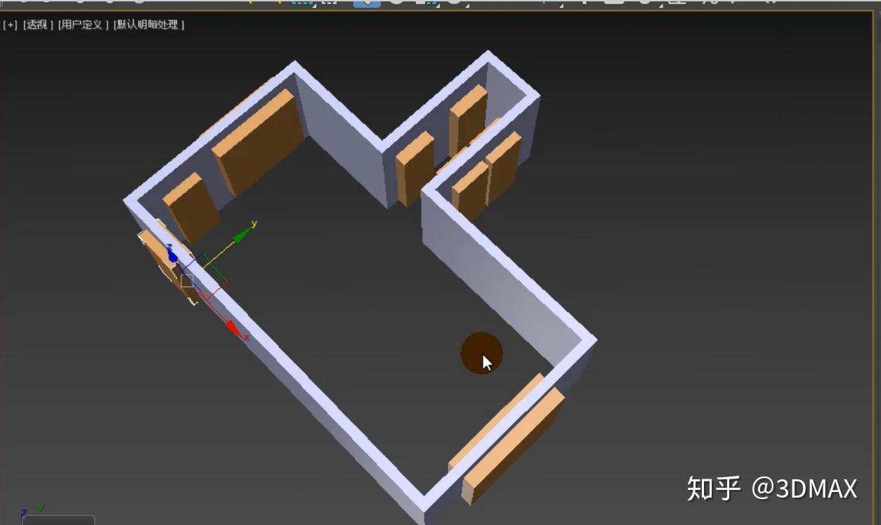 3dmax创建墙体开门洞和窗洞