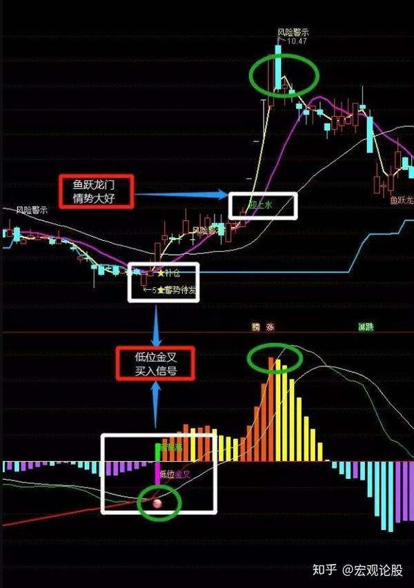 通达信鲤鱼看金叉组合指标公式鱼跃龙门行情大好附源码