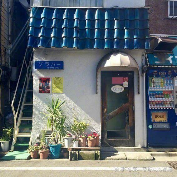 像水彩画一样的日本街边小店