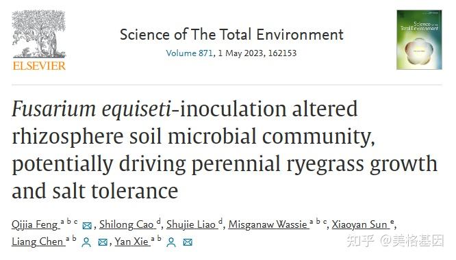 美格基因美格导读 l 土壤微生物最新研究进展20230223期 知乎