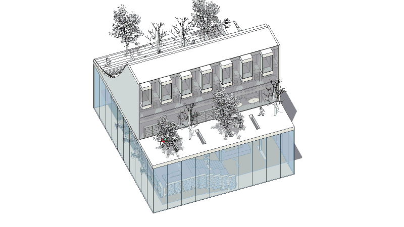 点击图片可查看gif动画(三维建模软件辅助解释立面图概念) 5