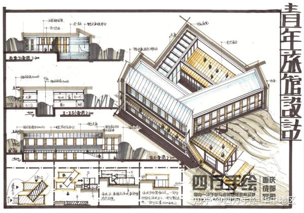 彩铅,橡皮等自带 苏州大学近七年快题真题: 2015年  玉石艺术中心设计