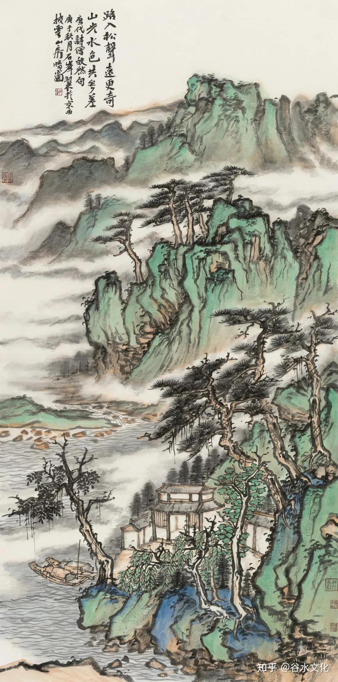 著名山水画家石峰作品欣赏