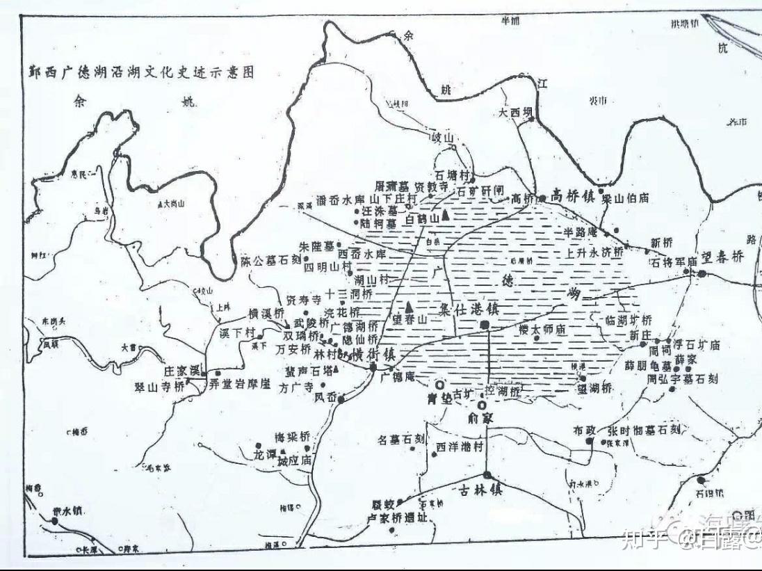 曾巩《广德湖记》曾记载"盖湖之大五十里,而在郑之西十二里.