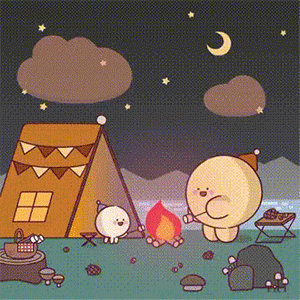 抖音大土豆和小章鱼团子可爱动图表情包