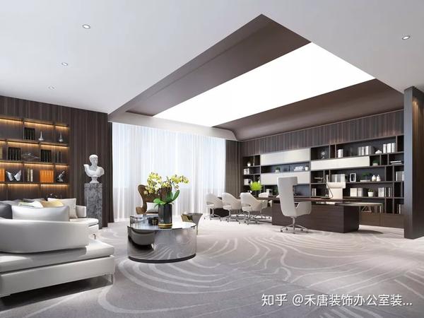 小型老总办公室效果图老总办公室装修图