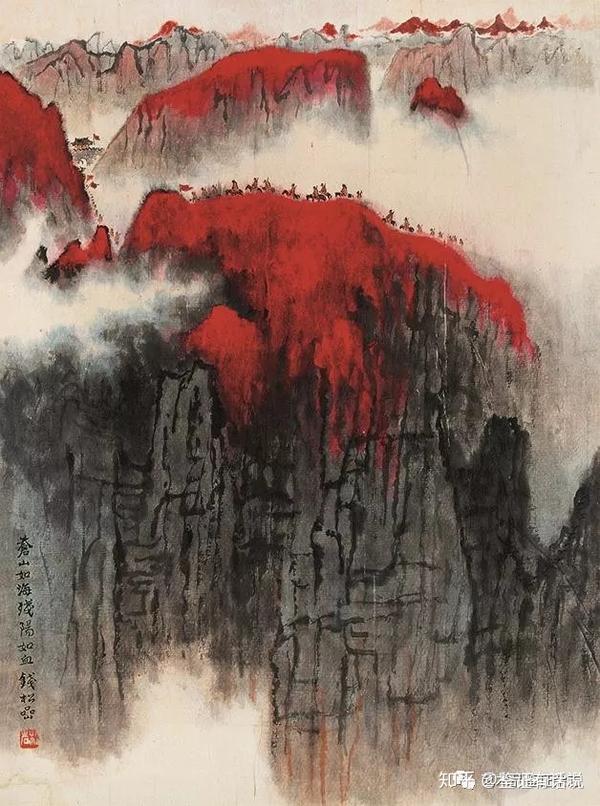 红色革命题材代表作《红岩》《遵义》等 钱松喦作品欣赏