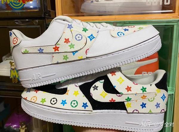 可玩性最高的一双nikeaf1几分钟就能变成lv联名和clot丝绸