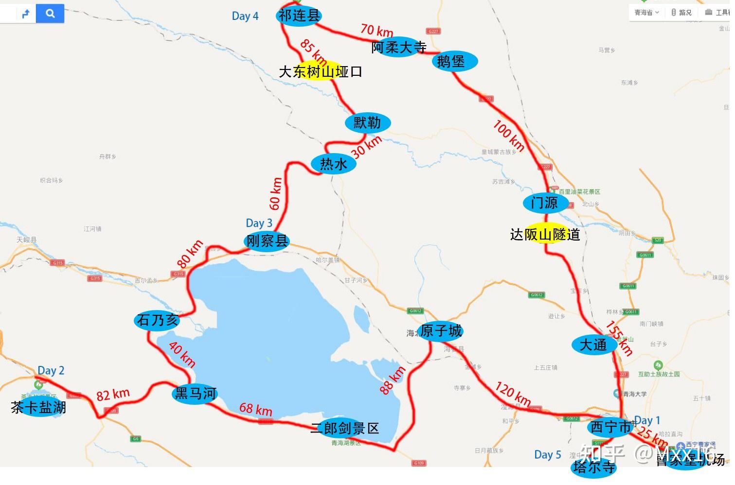 环青海湖小环线自驾西北小环线2020年7月上