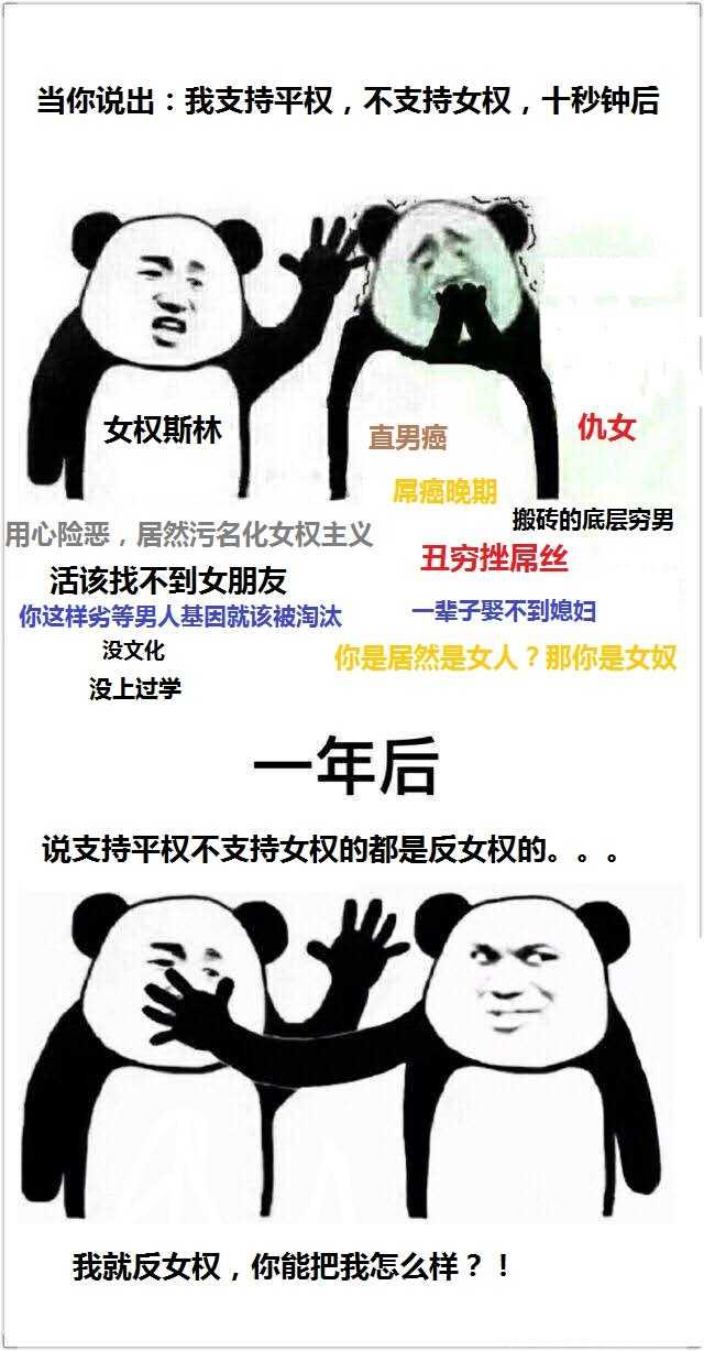 朋友加入极端女权后的变化