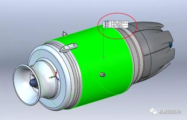 发动机电机涡轮喷气引擎图纸solidworks建模航空飞机发动机设计