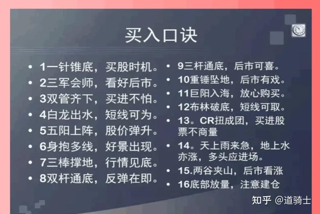 我炒股9年多从从大亏到大赚这份炒股口诀对我帮助最大尤其是口诀16