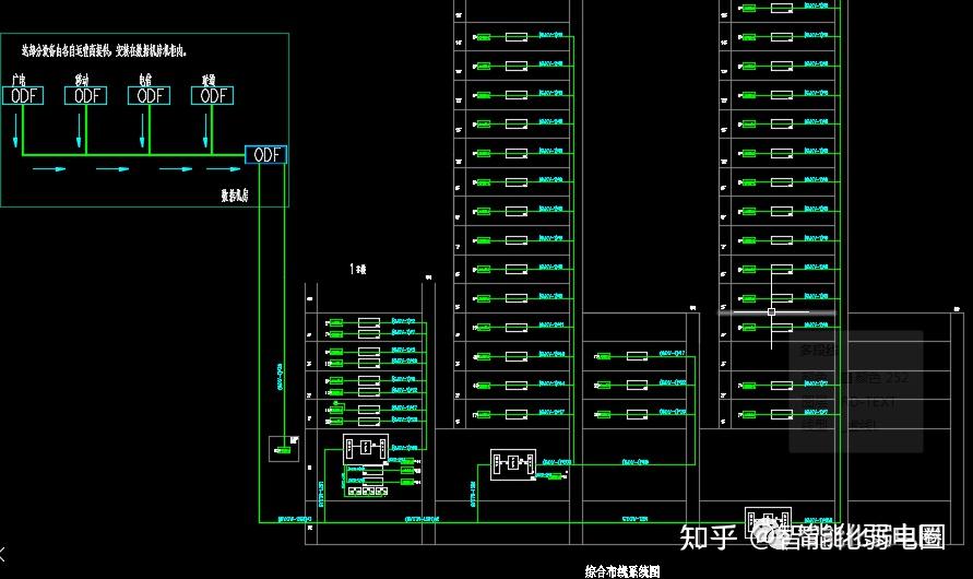 综合布线系统无线对讲系统门禁系统图消防吊顶平面图等电位接地图