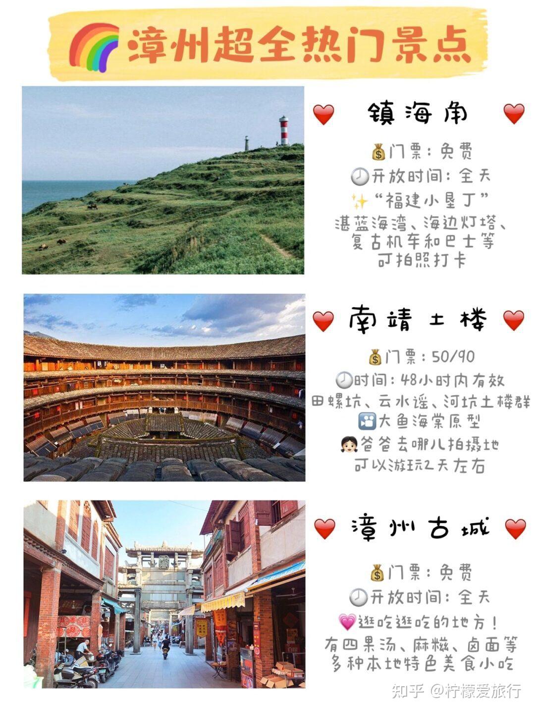 漳州超全旅游景点推荐