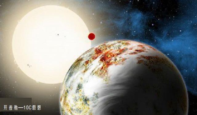 最大的类地行星"开普勒10c",直径约为2.9万千米是地球