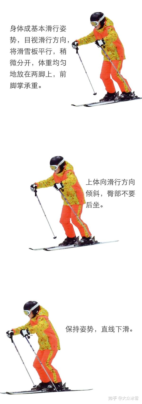 滑雪之犁式制动与滑降