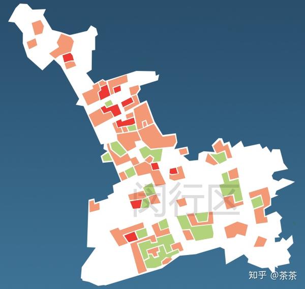 闵行区集团化办学大致分布情况