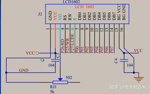 (记录)51单片机——lcd1602液晶显示模块