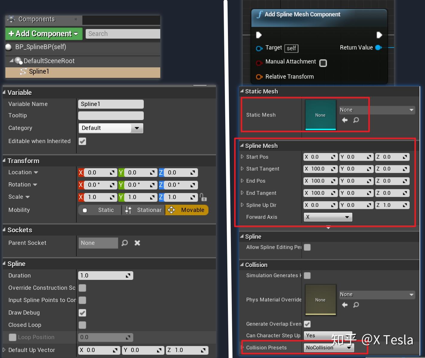 UE4Spline BP 程序化模型 动画轨迹爆肝般的详细 知乎