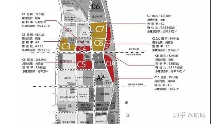 大料长沙滨江板块曝出三块新住宅用地限价14600